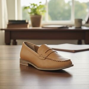 Classic Tan Loafers (Size 10-10.5)